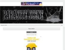Tablet Screenshot of parasite-scene.com